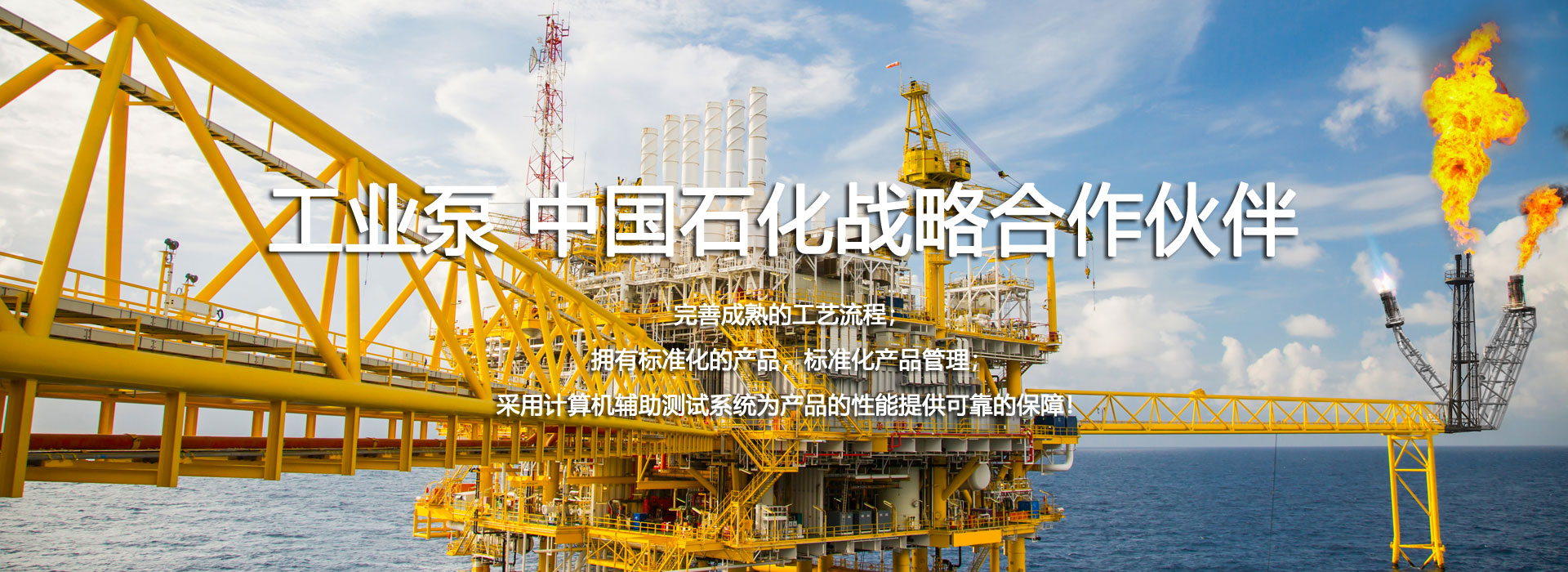 工業泵 中國石化戰(zhàn)略合作伙伴